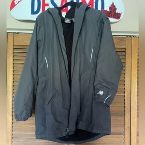 New Balance light windbreaker - fleece lined - grey - 3X